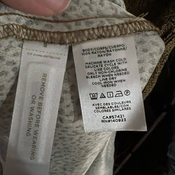 Loft Size 14 Leopard Print V-Neck Midi Shirtdress - Picture 9 of 9